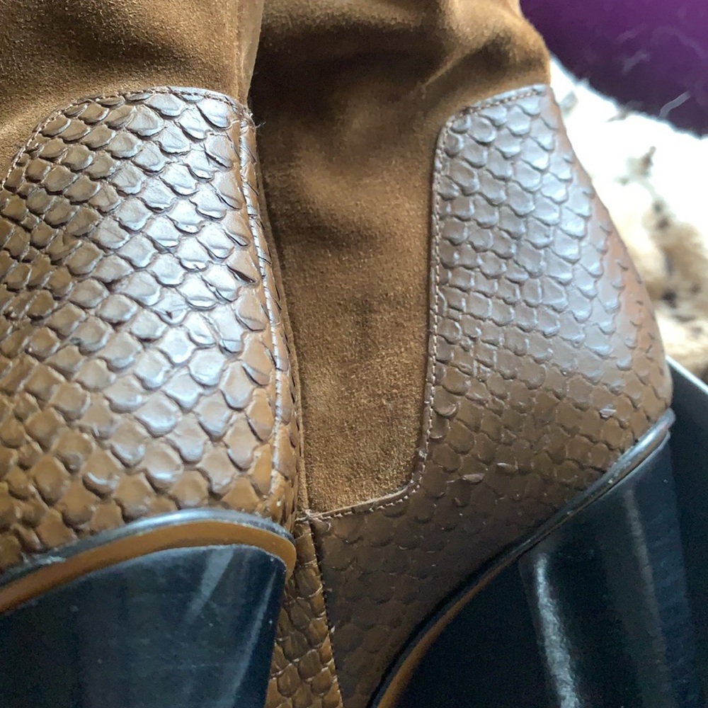 VINCE Snake-Suede Boots - Picture 7 of 12